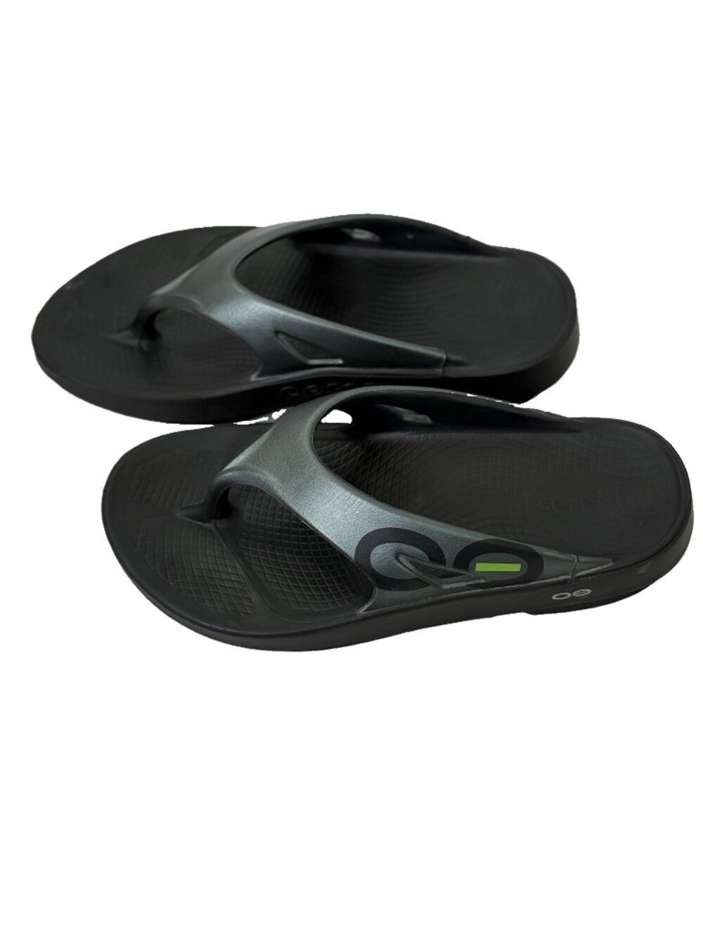 OOFOS Original Sport Recovery Flip Flop Sandals Unisex Mens 8 Womens 10 Graphite